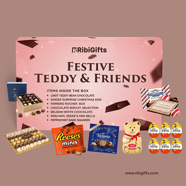 Festive Teddy & Friends Box